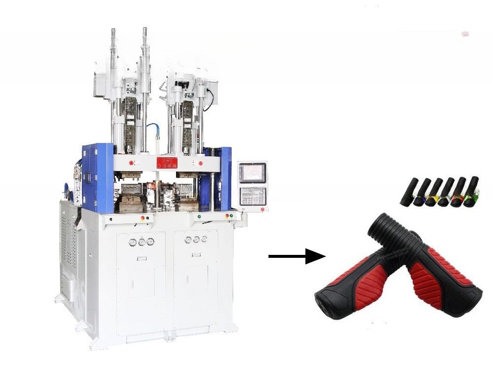 दो रंग हैंडल रोटरी इंजेक्शन मोल्डिंग मशीन वर्टिकल JTT2V3R-1600