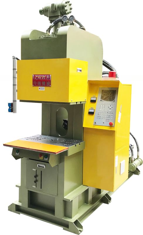 5.5KW ब्लू पावर कॉर्ड सी प्रकार इंजेक्शन मोल्डिंग मशीन ऊर्ध्वाधर उच्च गति