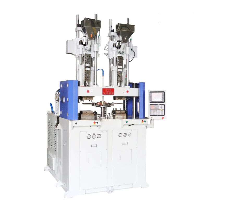 JINTONG Center Turret Two Color Material Hydraulic Vertical Injection Molding Machine PVC/PP Screw Energy Saving JTT2V3R-2400